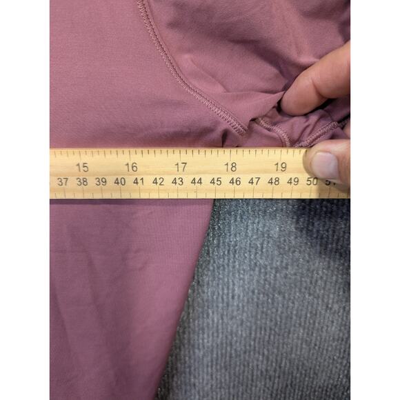 Lululemon Do the Daily Top Womens Medium T-Shirt Twist Front Plumful Athleisure - Picture 5 of 9